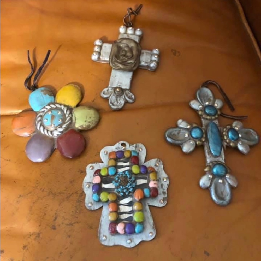 Western Clay Necklace Pendants- Sold